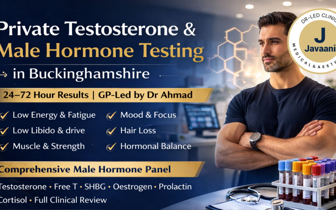 Private Testosterone & Male Hormone Testing in High Wycombe