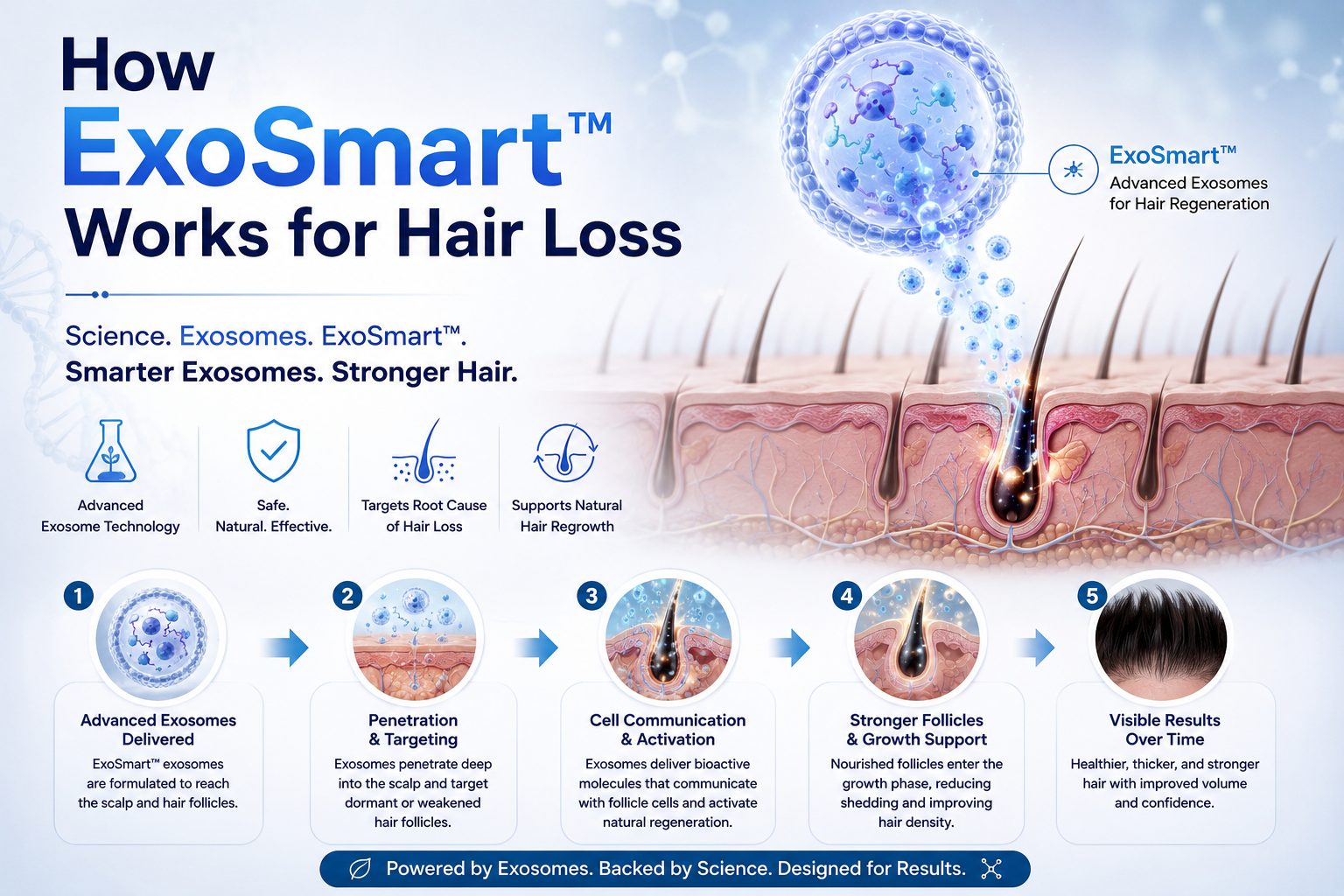 How ExoSmart™ Works for Hair Loss